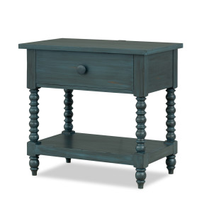 Lake House Sea Glass Jenny Lind Open Nightstand