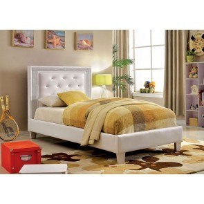 Lianne Youth Platform Bed (White) (Twin)
