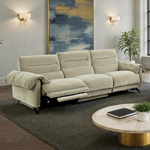 Morley Taupe Power Reclining Sofa