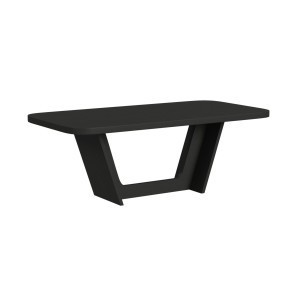 Ridgemont Black with Grain Rectangular Dining Table