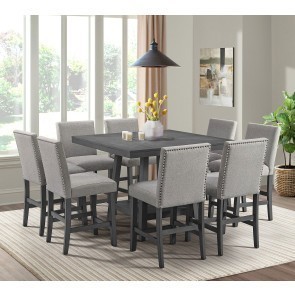 Seneca Counter Height Dining Room Set (Grey)