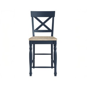 Darcy Blue Counter Height Chair (Set of 2)
