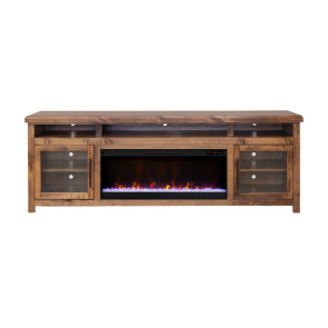 Dakota Whiskey 94-inch Fireplace Console