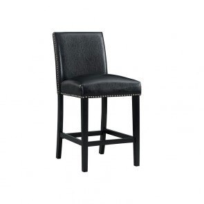 Meridian Counter Height Chair (Black) (Set of 2)
