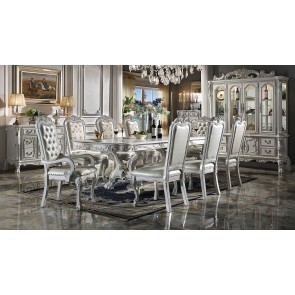 Dresden Dining Room Set w/ 108 Inch Table (Bone White)