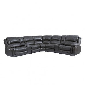 Denver Modular Dual Power Reclining Sectional (Charcoal)