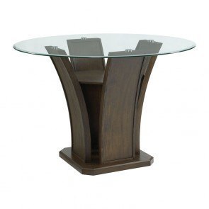 Dapper Round Counter Height Table (Walnut)
