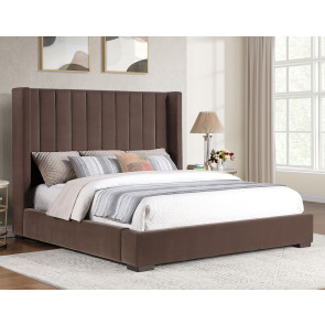 Pearson Chocolate Upholstered Bed