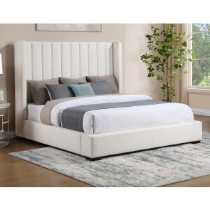 Pearson Cream Upholstered Bed