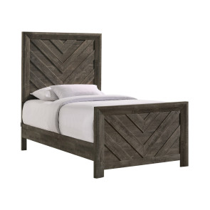 Eleanor Mocha Grey Youth Panel Bed