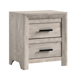 Eleanor Weathered White Nightstand