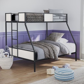 bunki YOUR ZONE TWIN OVER TWIN BUNK BED (YZ6310008080101) - YouTube
