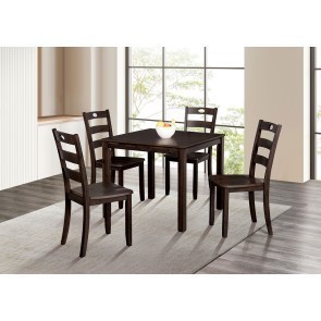 Lubbock Espresso 5-Piece Dining Room Set