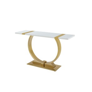 Horsham Gold White Sofa Table