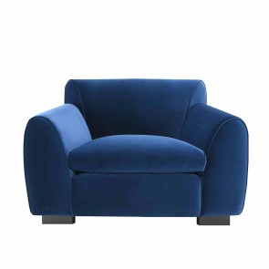 Severo Royal Blue Velvet Chair