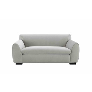 Severo Light Gray Velvet Loveseat