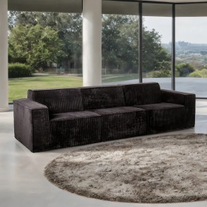 Kimara Black Sofa