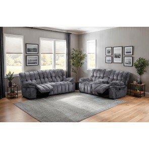 Hieronymus Dark Gray Reclining Living Room Set