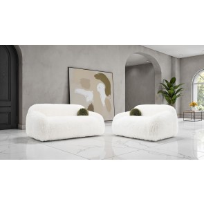 Darwen White Living Room Set