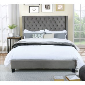 Ryleigh Gray Upholstered Bed