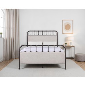 Passini Dark Copper Upholstered Bed