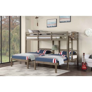 Hortense Triple Twin Bunk Bed