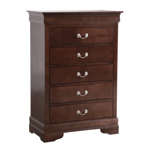 Louis Phillipe Cappuccino Chest
