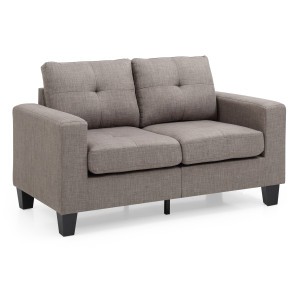 Newbury Gray Modular Loveseat