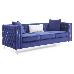 Paige Blue Sofa