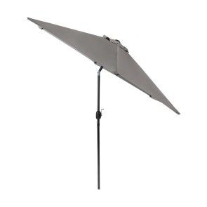Halo Graphite Round Tilting Umbrella