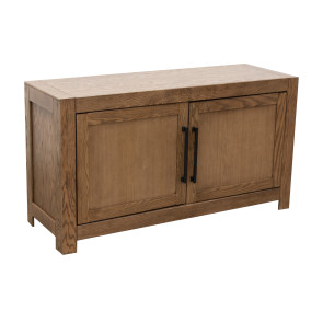 Harbor Bourbon Oak 2-Door Cabinet