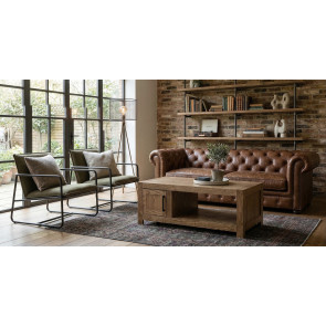 Harbor Bourbon Oak Occasional Table Set