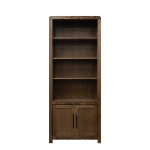 Haven Bourbon Oak 72-inches 2-Door Display Case