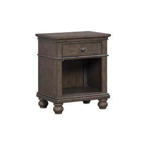 Oxford Cocoa One Drawer Nightstand