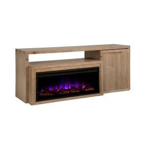 Lyndon Nesting Console w/ Fireplace Insert