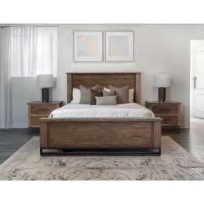Natural Teca Panel Bedroom Set