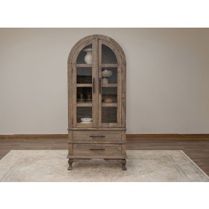 Arlette Cabinet (Gray and Brown)