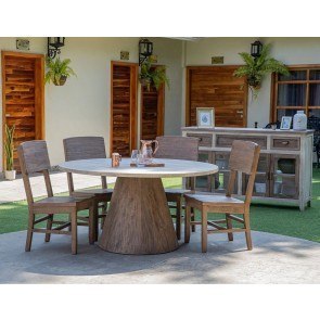 Sahara Round Dining Room Set