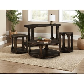 Balam Stained Black Occasional Table Set