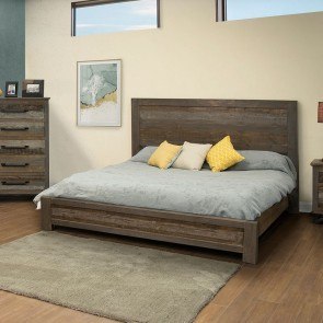 Loft Brown Panel Bed