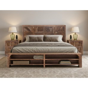 Praga Reddish Brown Bedroom Set