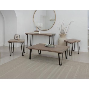 Natural Parota Live-edge Occasional Table Set