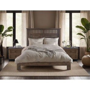 Parota Brown Low Profile Bedroom Set