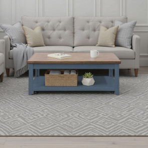 Ithaca Blue Denim and Bourbon Occasional Table Set