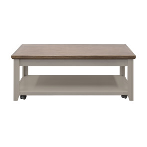 Ithaca Sandstone and Bourbon Coffee Table