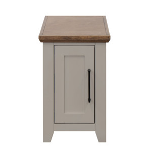Ithaca Sandstone and Bourbon Chairside Table