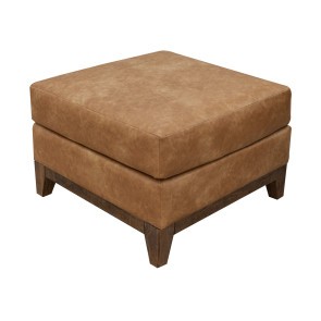 Olivo Square Ottoman (Cognac)