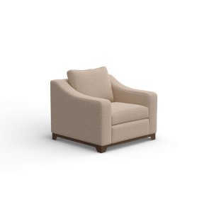 Natural Parota Armchair (Bone)