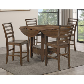 Java Brown Counter Height Dining Room Set