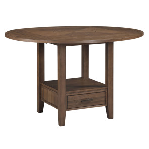 Java Brown 59-inch Round Counter Height Table
